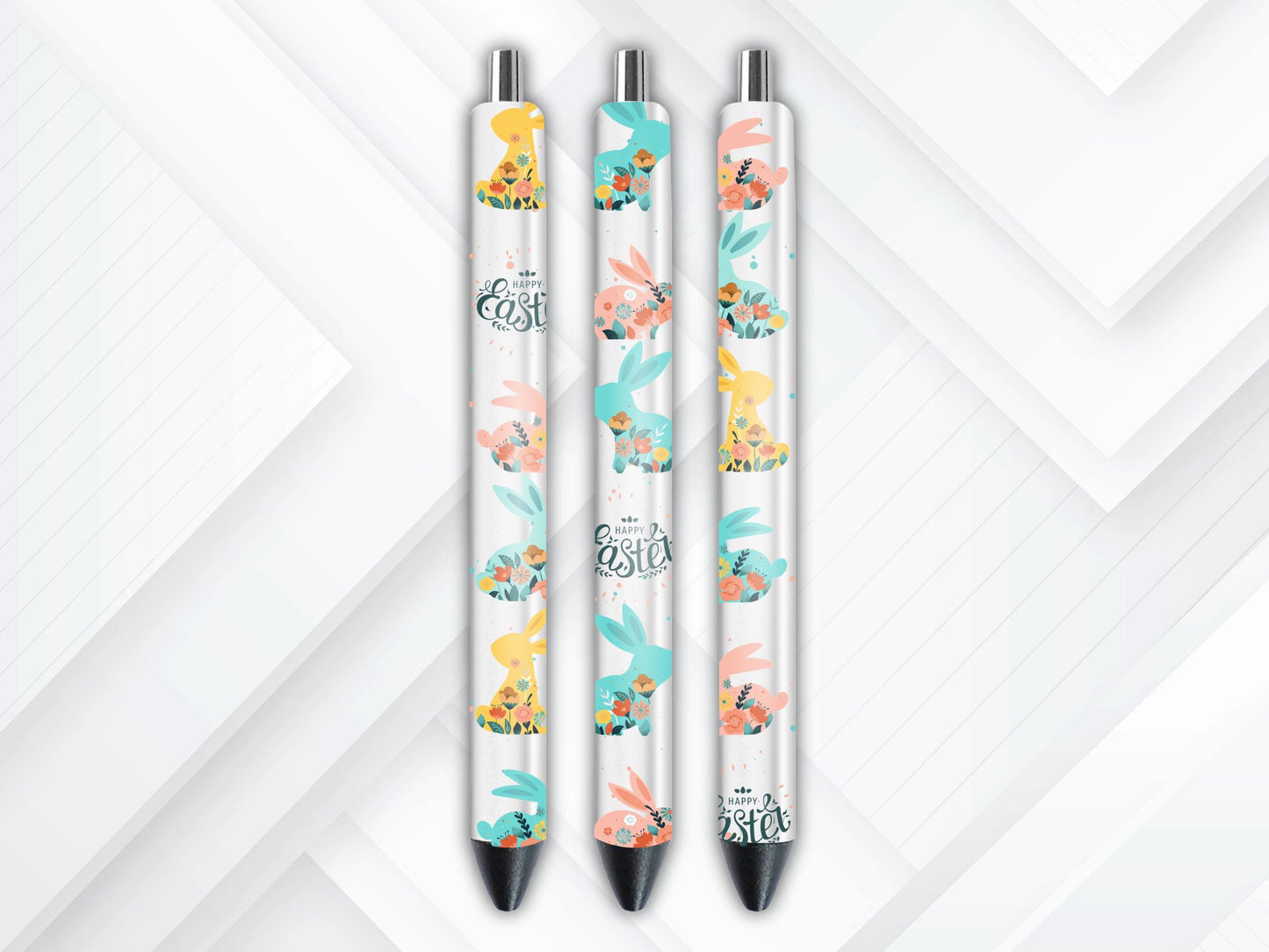 UVDTF Pen Wrap Bunny, Ready to Apply, Permanent Waterproof Adhesive