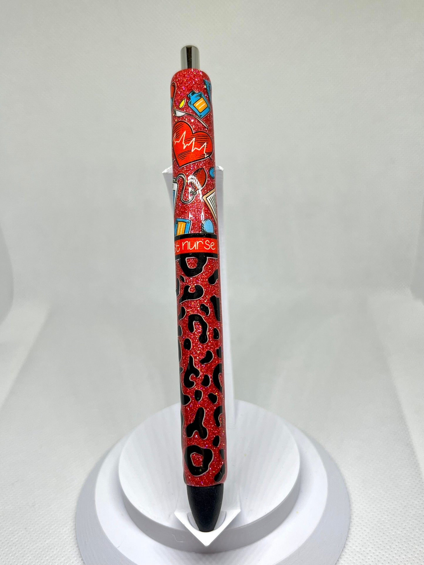 Worlds Best Nurse UV Glitter Resin Pen, UV Resin Pens, Graduation Gifts, Nurse Gift, Gift ideas, Glitter Pen
