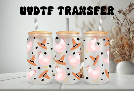 UVDTF Wrap Autumn Forest for 16oz Can Glass Mug Tumbler, Ready to Apply, Permanent Waterproof Adhesive