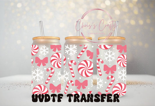 UVDTF Wrap Christmas Peppermint Candy