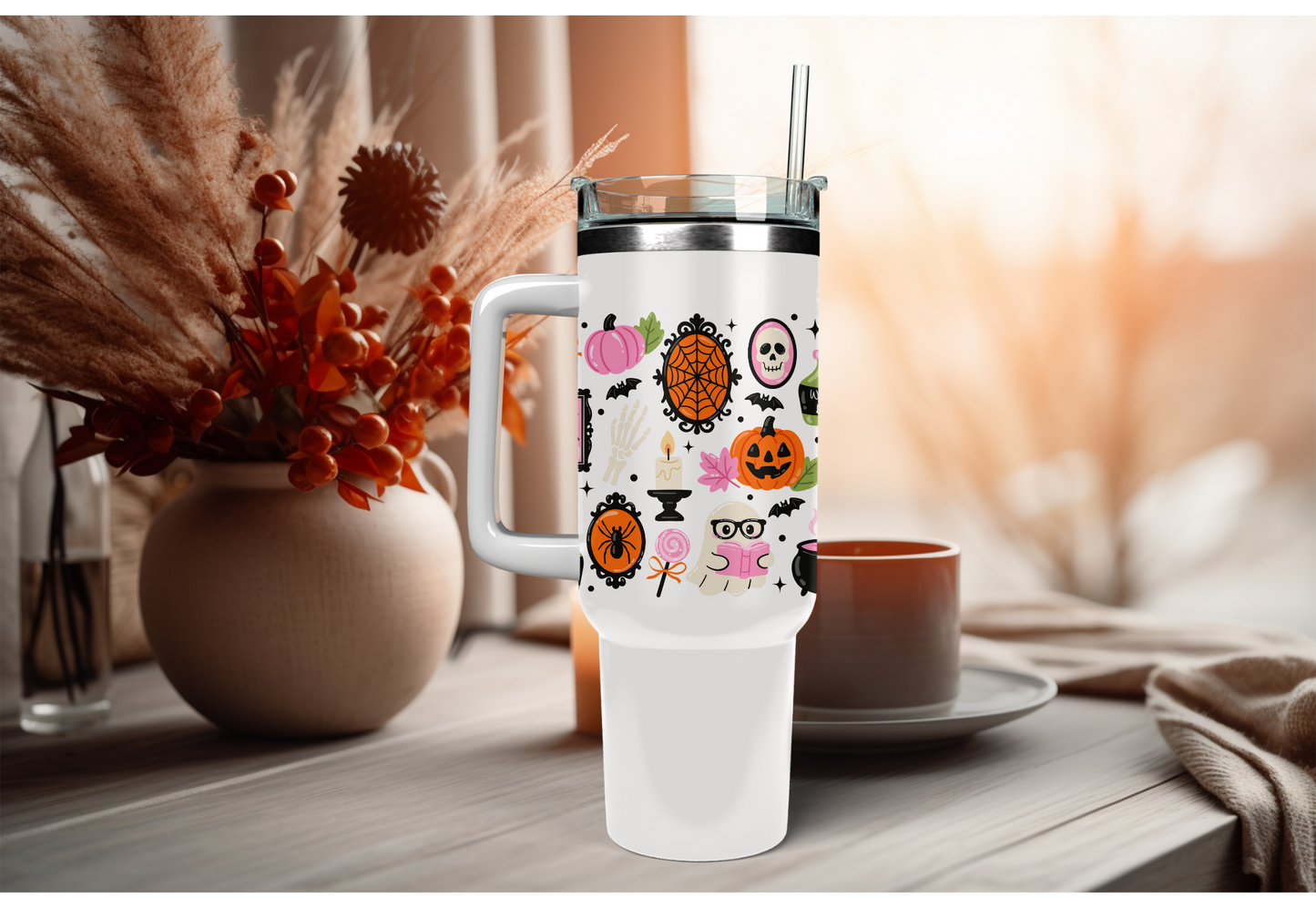 UVDTF Wrap Witchy Boo Crew 16oz Can Glass, Mug, Tumbler, Halloween, Ready to apply, Permanent Waterproof Adhesive