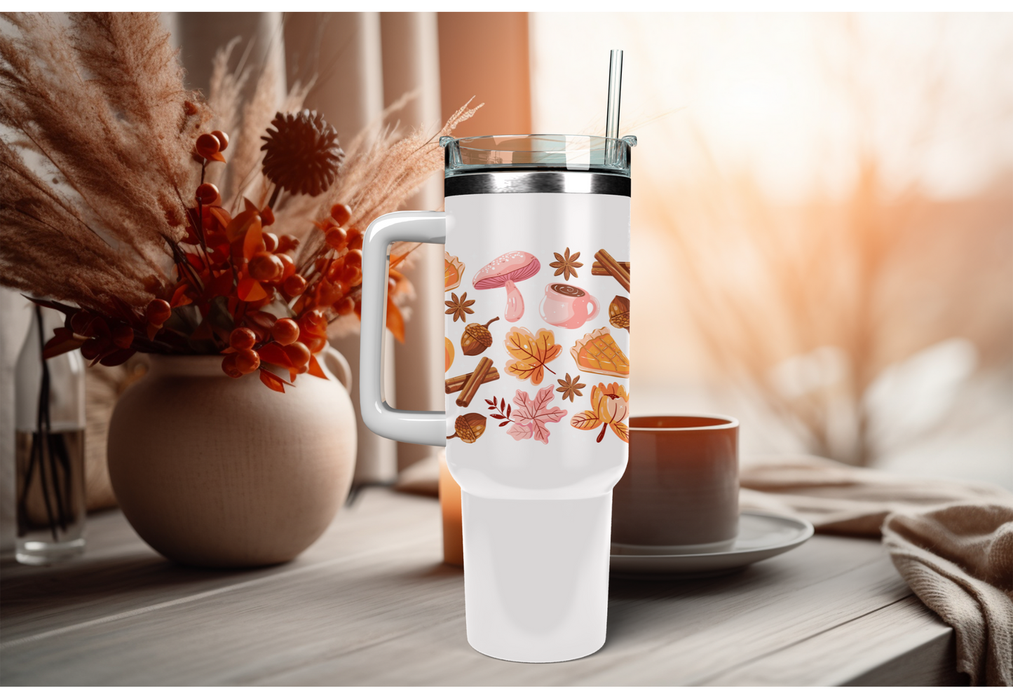UVDTF Wrap In My Cozy Fall 16 oz Can Glass, Mug, Tumbler, Ready to Apply, Permanent Waterproof Adhesive