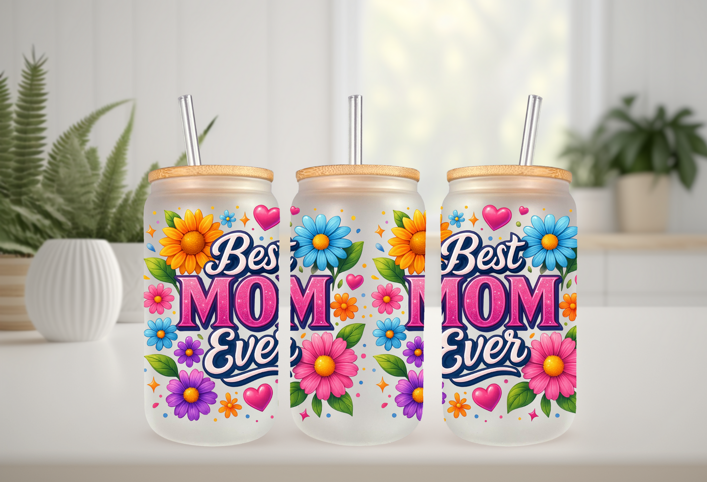 UVDTF Wrap Best Mom Ever, Mother's Day Gift