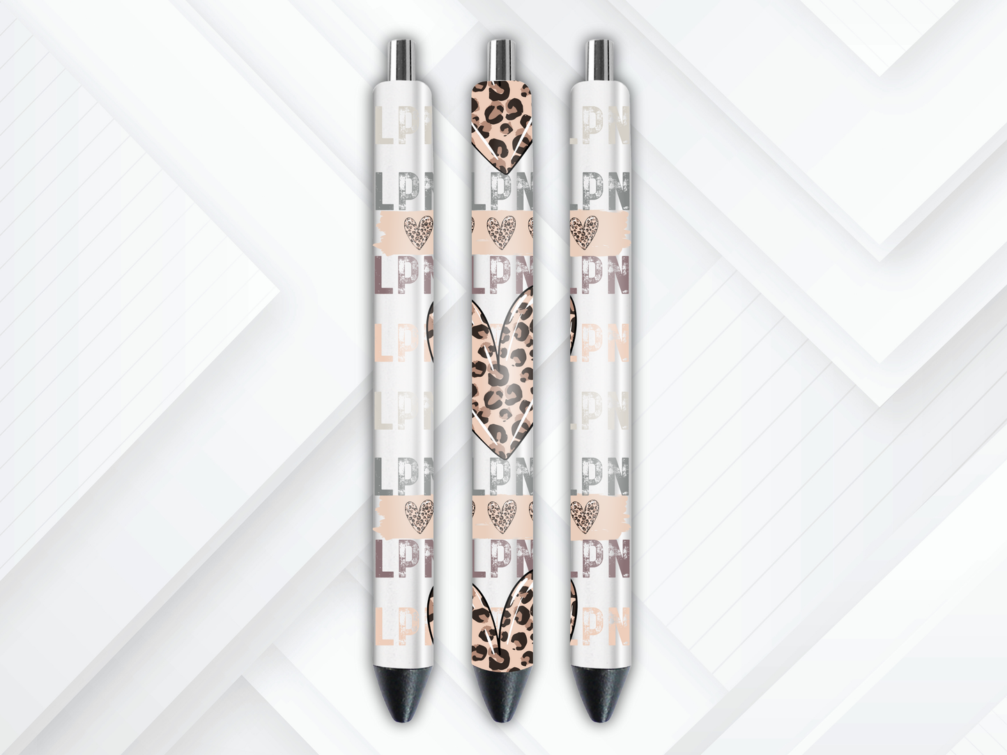 UVDTF Pen Wrap LPN Nurse, Ready to Apply, Permanent Waterproof Adhesive