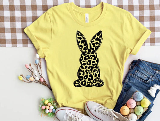 Cheetah Bunny Screen Print Transfer
