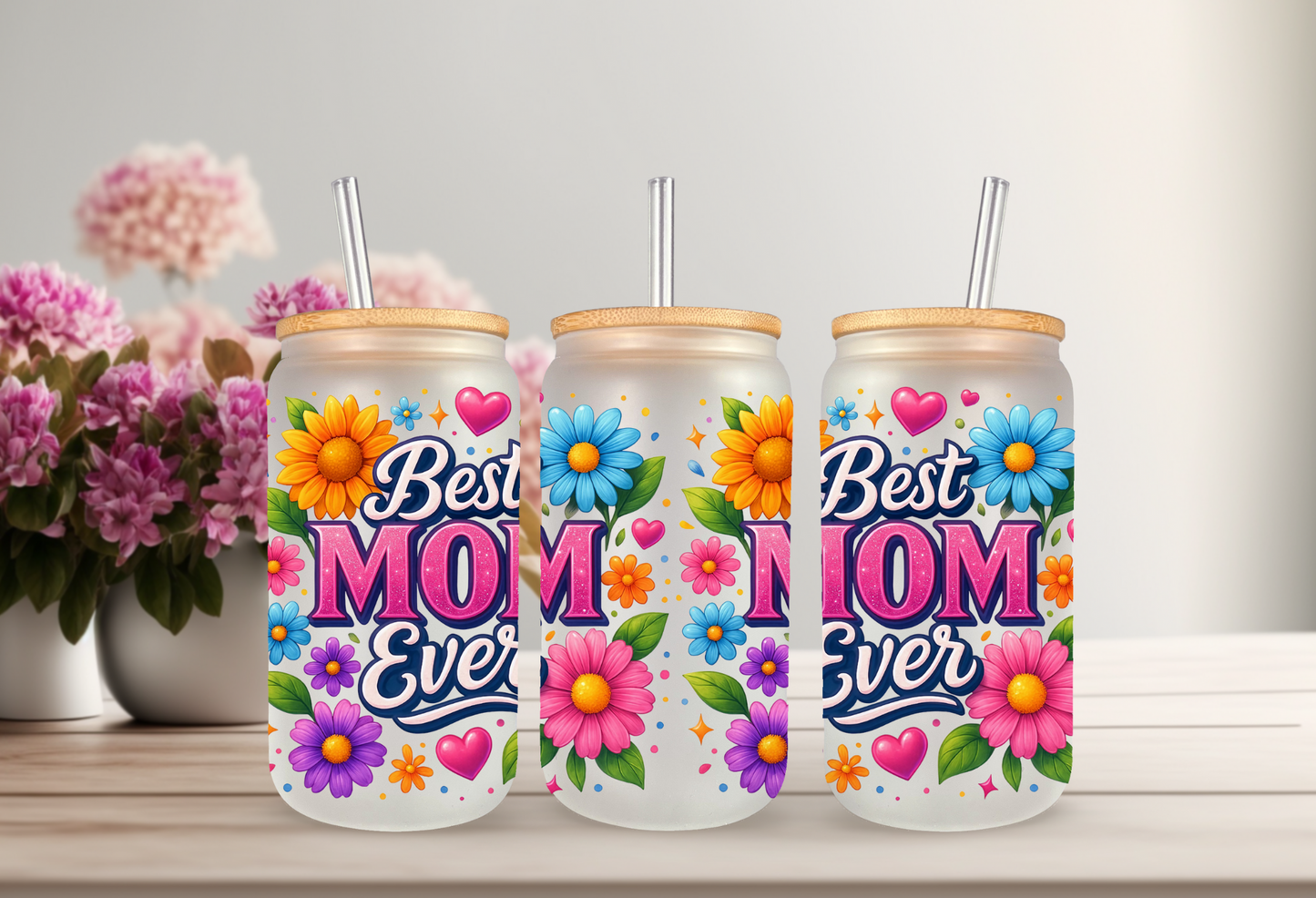 UVDTF Wrap Best Mom Ever, Mother's Day Gift