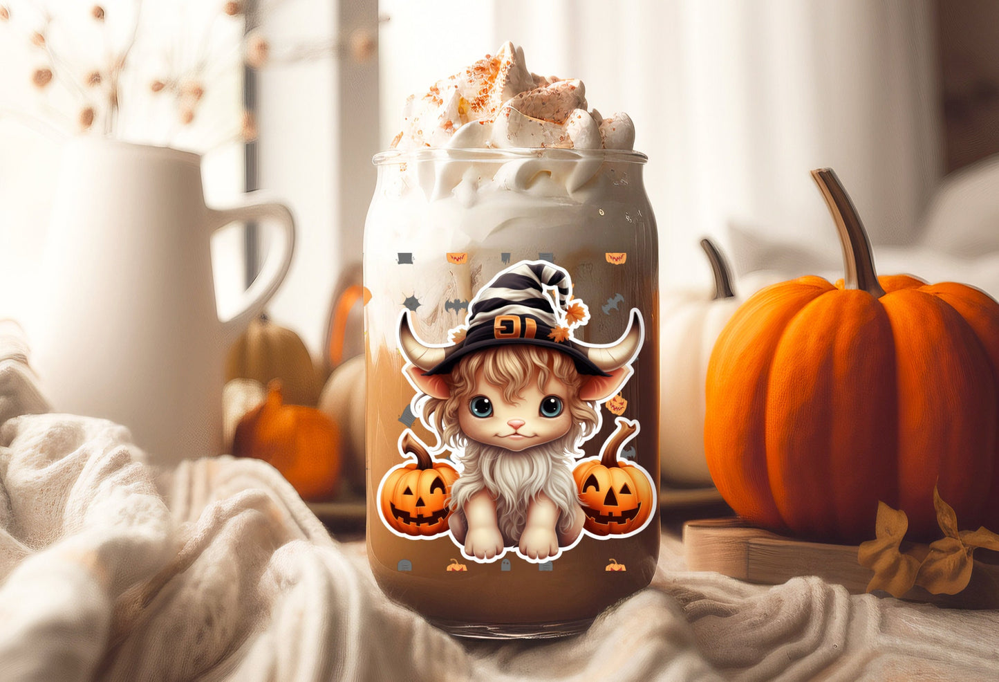 UVDTF Wrap Witch Cow Spider Pumpkin