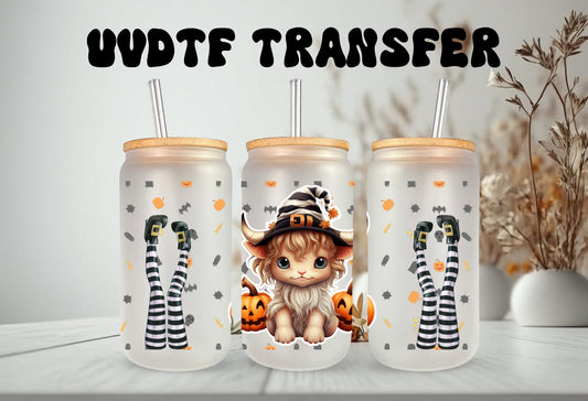 UVDTF Wrap Witch Cow Spider Pumpkin