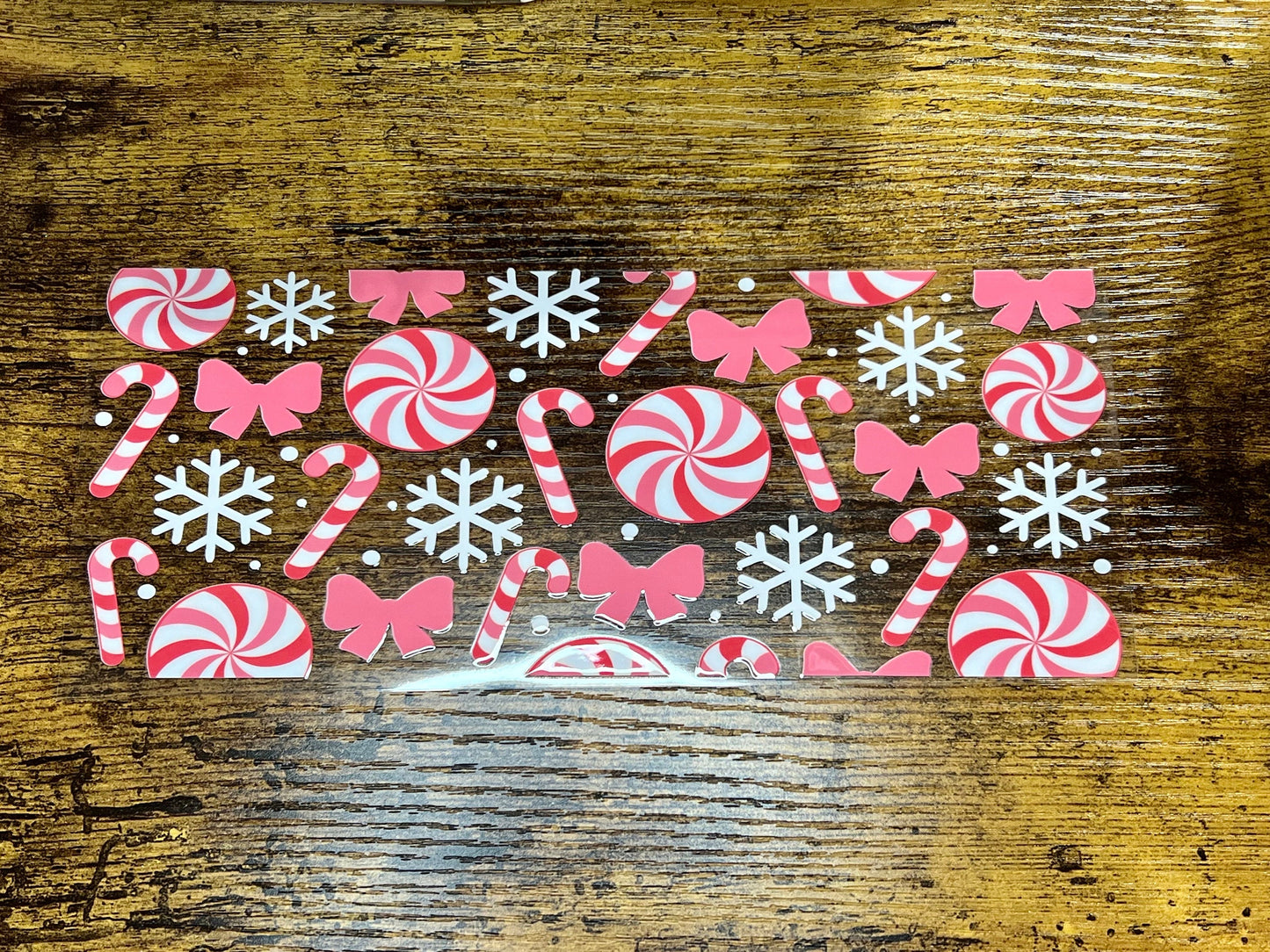 UVDTF Wrap Christmas Peppermint Candy