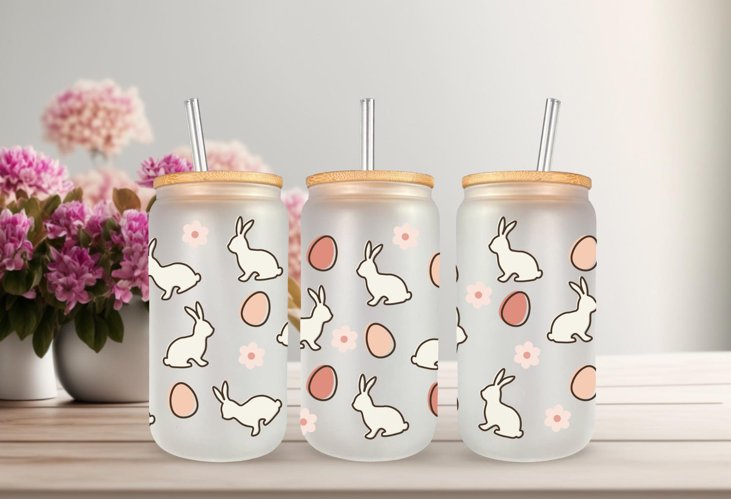 UVDTF Wrap Retro Bunny Eggs, Easter Wrap