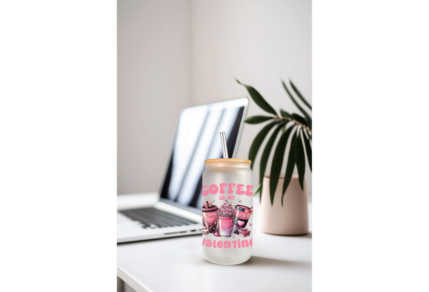 UVDTF Wrap Valentine’s Love You to Death Skeleton 16oz Can Glass Mug Tumbler, Valentine wrap, Ready to Apply, Permanent Waterproof Adhesive