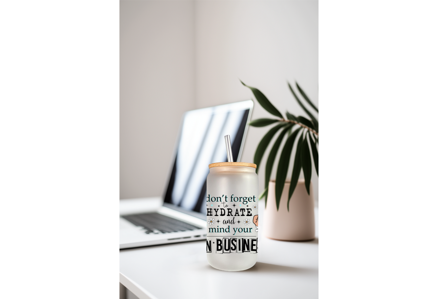 UVDTF Wrap Sarcastic Funny 16oz Can Glass Mug Tumbler, Ready to apply, Permanent Waterproof Adhesive