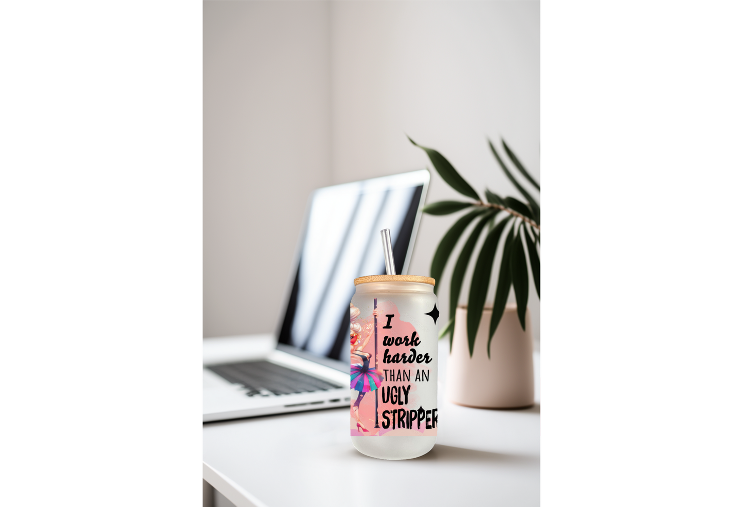 UVDTF Wrap Sarcasm Funny No Filter for 16oz Can Glass Mug Tumbler, Ready to Apply, Permanent Waterproof Adhesive (Copy)