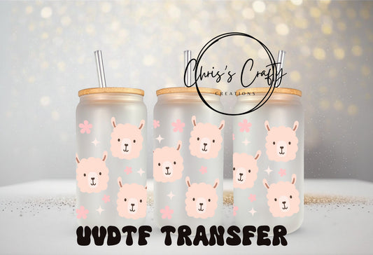 UVDTF Wrap Cute Llamas