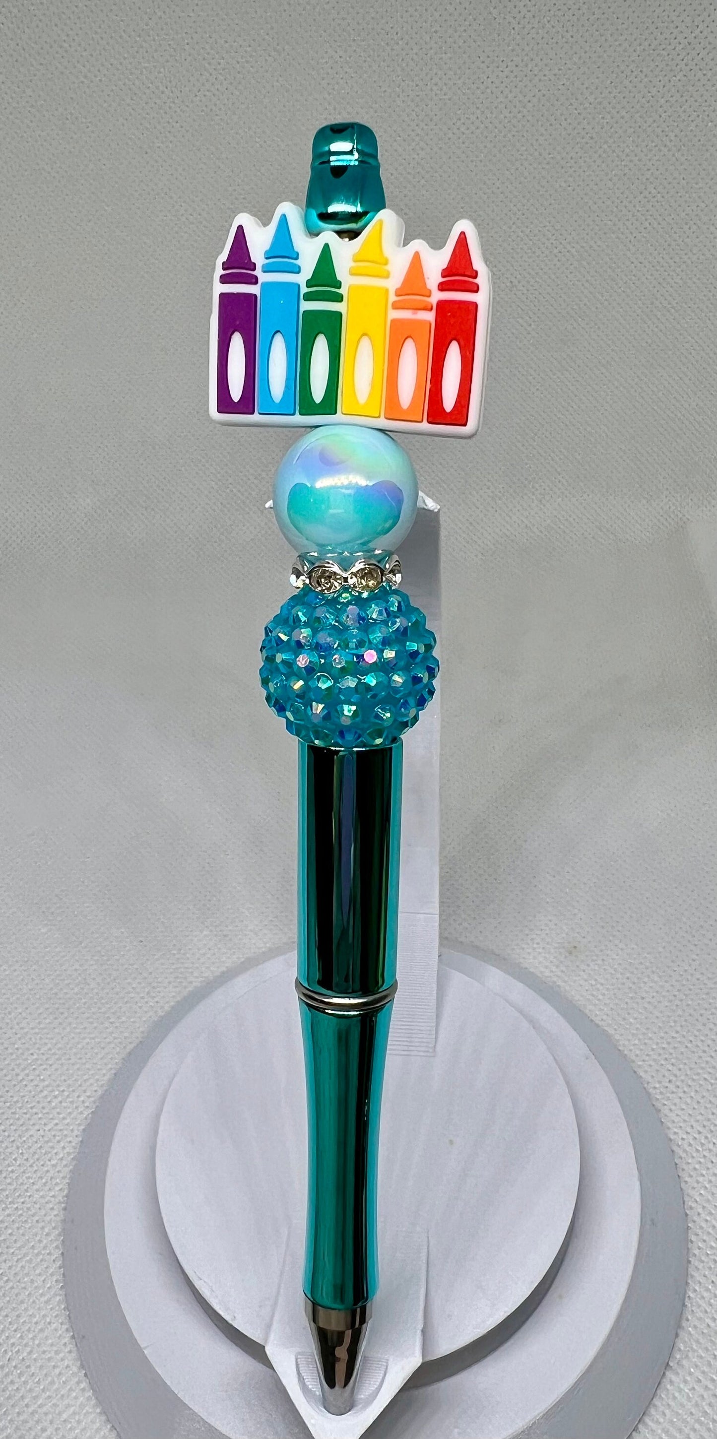 Beaded Pens, Teacher Crayons, Fun Pens Acrylic  Beads, Beaded Pen, Retractable Ink Pen, Gifts