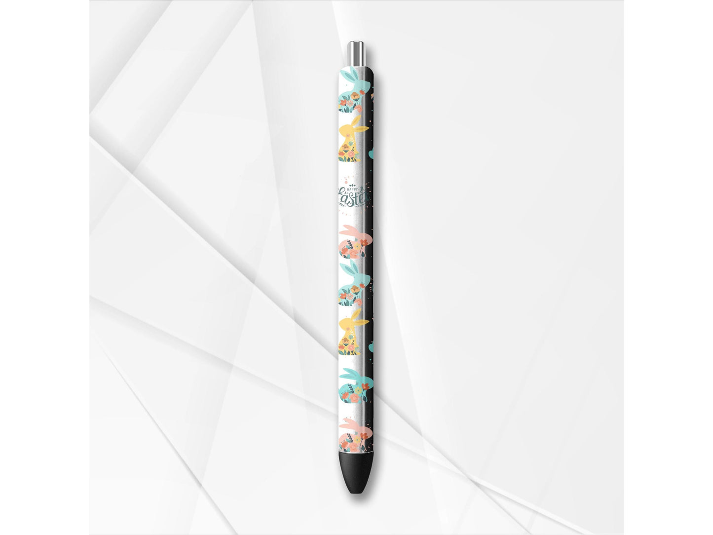 UVDTF Pen Wrap Bunny, Ready to Apply, Permanent Waterproof Adhesive