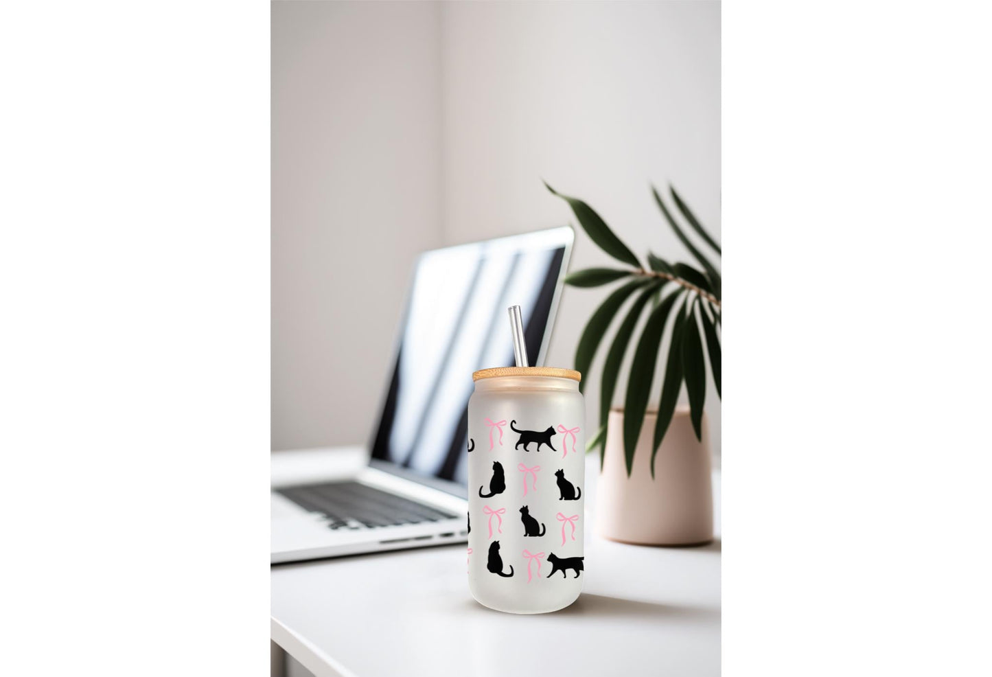 UVDTF Wrap Cat Coquette, Black Cat Wrap