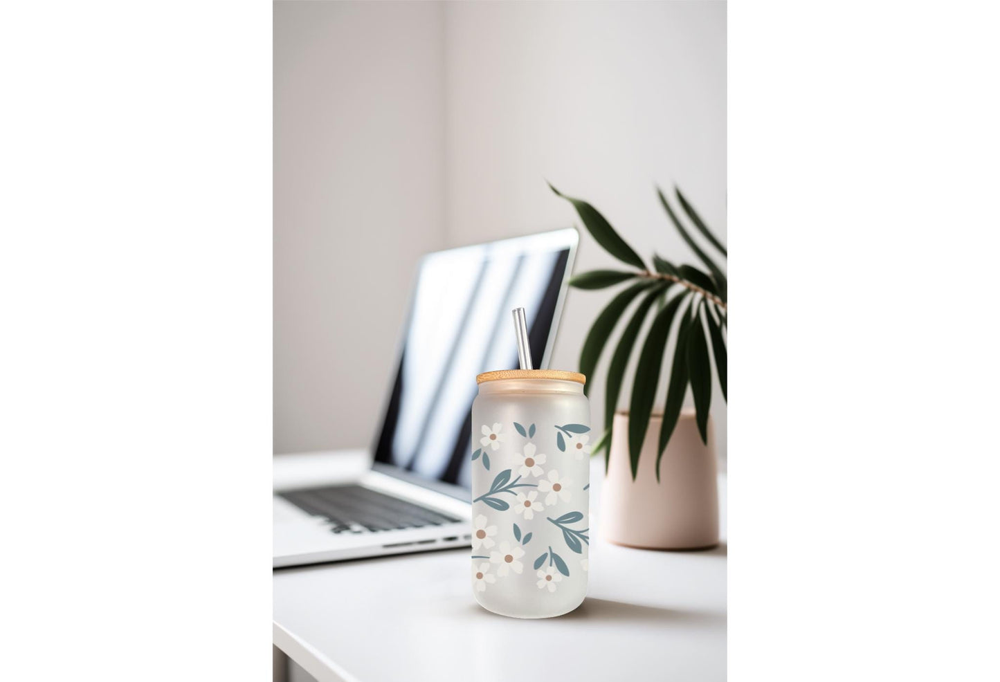 UVDTF Wrap Floral Summer Daisies 20oz Can Wrap Mug Tumbler, Flower Wrap, Ready to Apply, Permanent Waterproof Adhesive