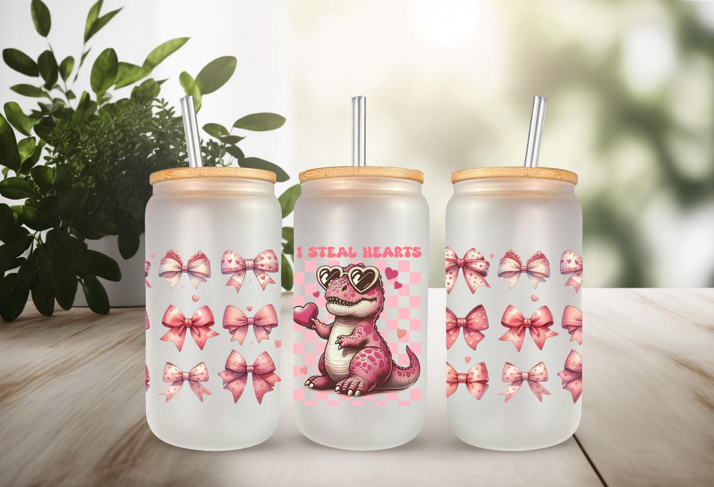 UVDTF Wrap Valentine’s Love You to Death Skeleton 16oz Can Glass Mug Tumbler, Valentine wrap, Ready to Apply, Permanent Waterproof Adhesive