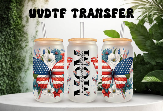 UVDTF Wrap American Mom Butterfly