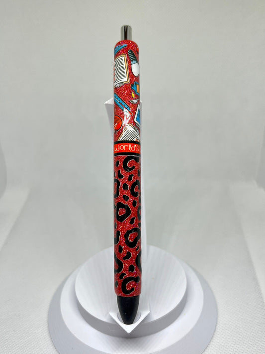 Worlds Best Nurse UV Glitter Resin Pen, UV Resin Pens, Graduation Gifts, Nurse Gift, Gift ideas, Glitter Pen