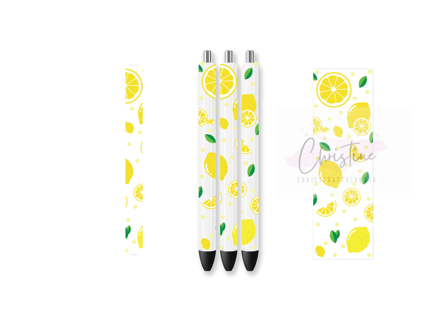 UVDTF Pen Wrap Lemons