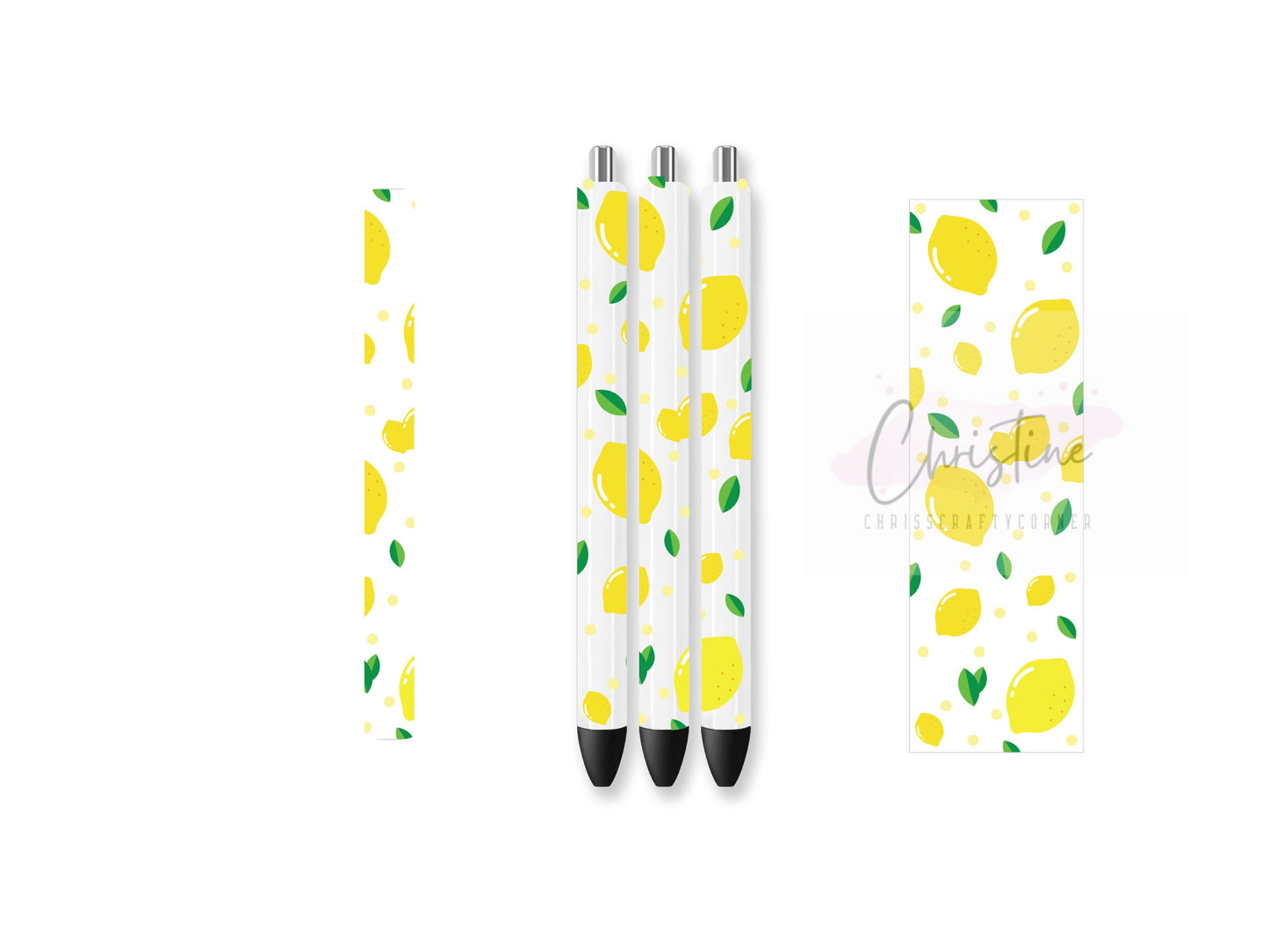 UVDTF Pen Wrap Lemons
