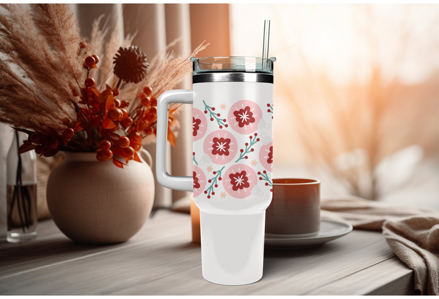 UVDTF Wrap Christmas Ornaments for 16oz Can Glass, Mug, or 40oz Tumbler, Ready to apply, Permanent adhesive, Double Sided option