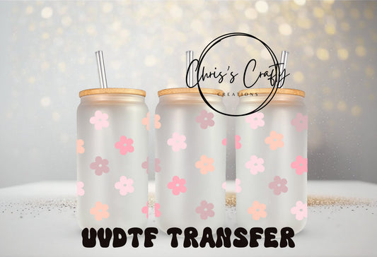 UVDTF Wrap Boho Neutral Daisy