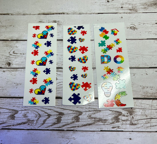 UVDTF Pen Wrap Autism Awareness
