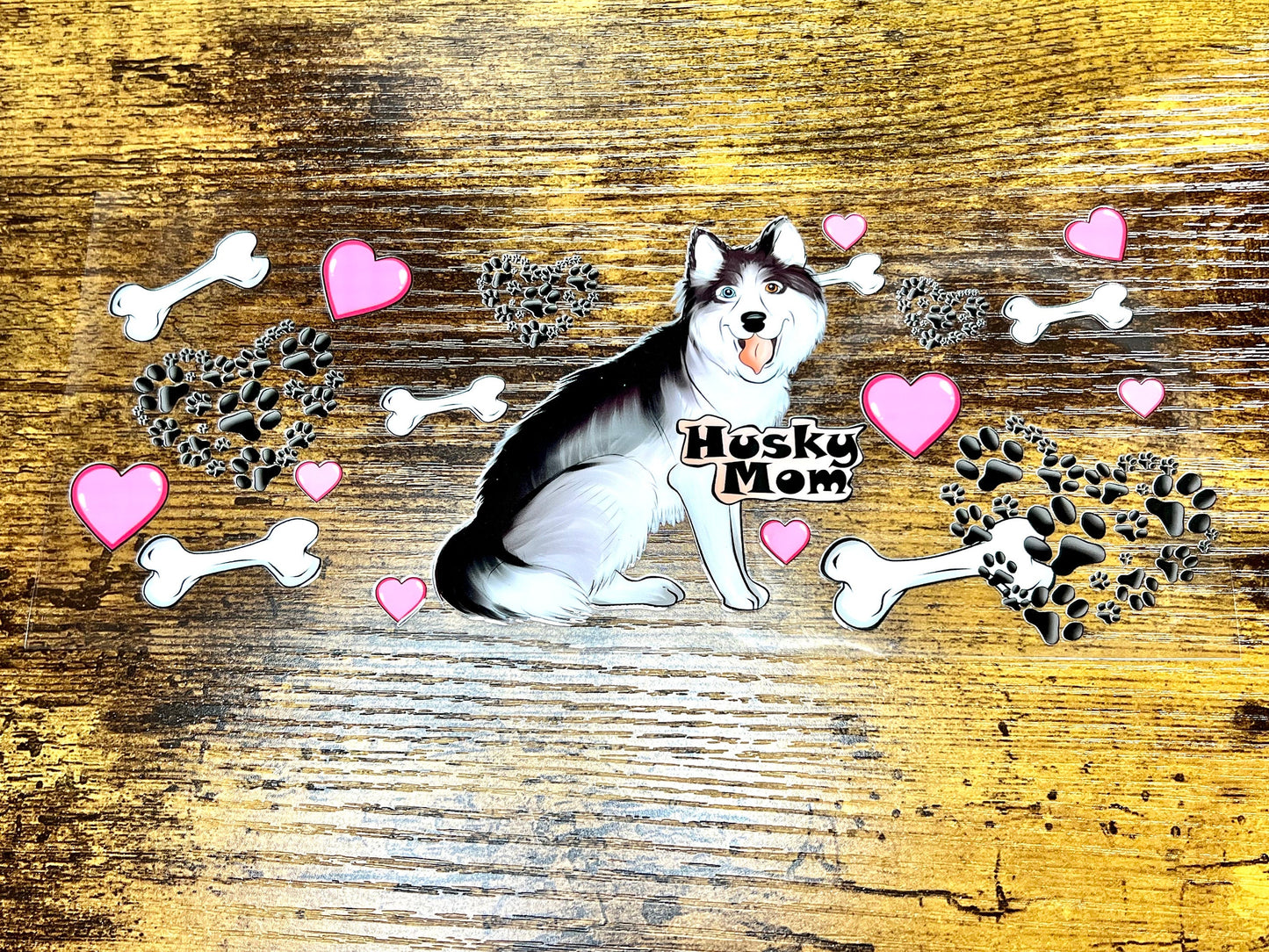 Husky Mom Sticker – Durable Vinyl Decorative Stickers | Waterproof Tumbler Wrap