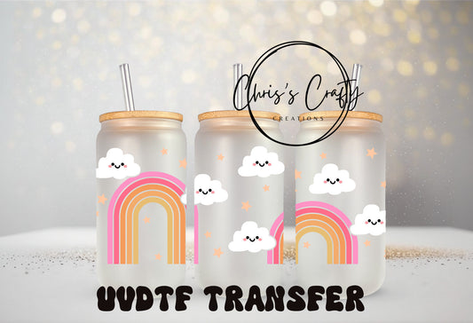 UVDTF Wrap Cute Clouds and Rainbows