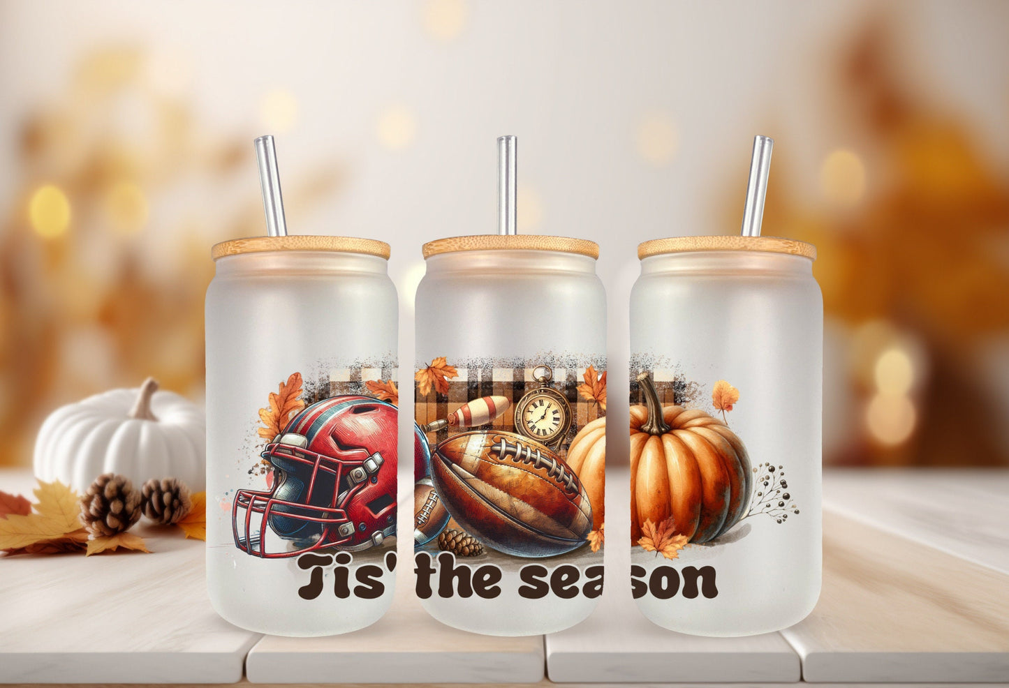 UVDTF Wrap Tis the Season Football