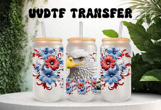 UVDTF Wrap America Bald Eagle