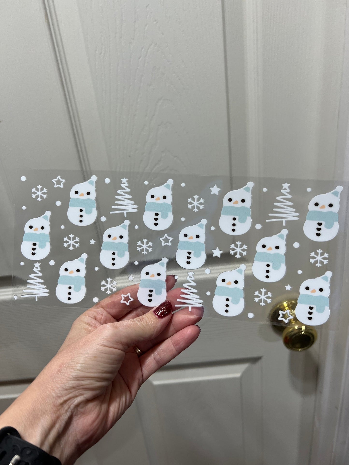 UVDTF Wrap Cute Snowman