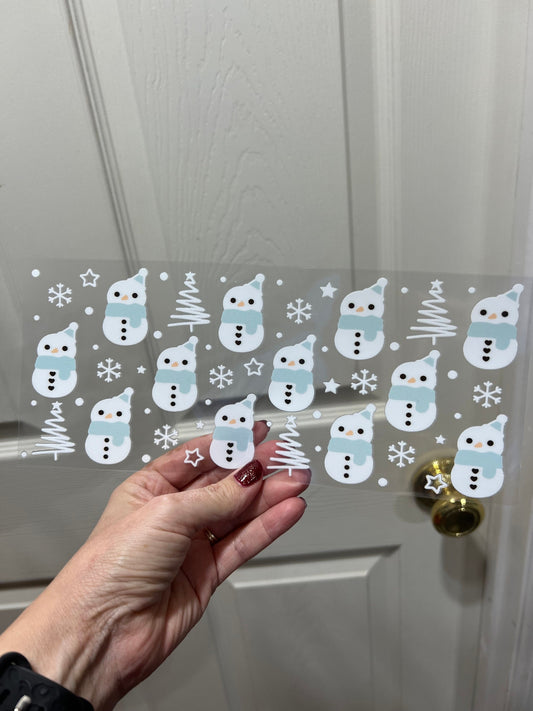 UVDTF Wrap Cute Snowman