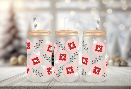UVDTF Wrap Christmas Ornaments for 16oz Can Glass, Mug, or 40oz Tumbler, Ready to apply, Permanent adhesive, Double Sided option