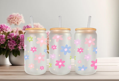 UVDTF Wrap Pastel Retro Flowers