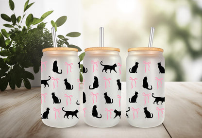 UVDTF Wrap Cat Coquette, Black Cat Wrap
