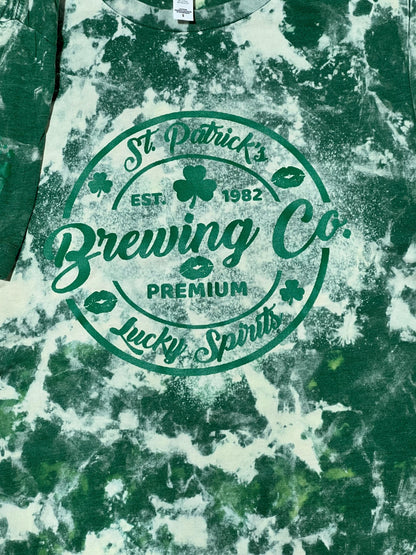 Screen Print St. Patrick’s Day  Beewing Co Clover Truck, Ready to Pree, Screen Print Transfer, Green Ink Screen Print