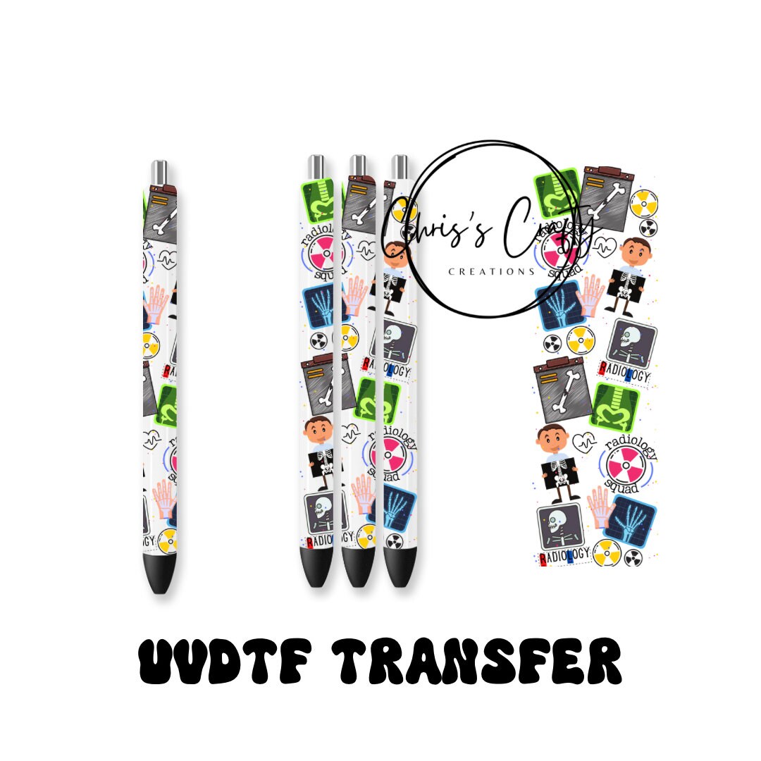UVDTF Pen Wrap only Radiology Squad Life