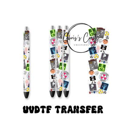 UVDTF Pen Wrap only Radiology Squad Life