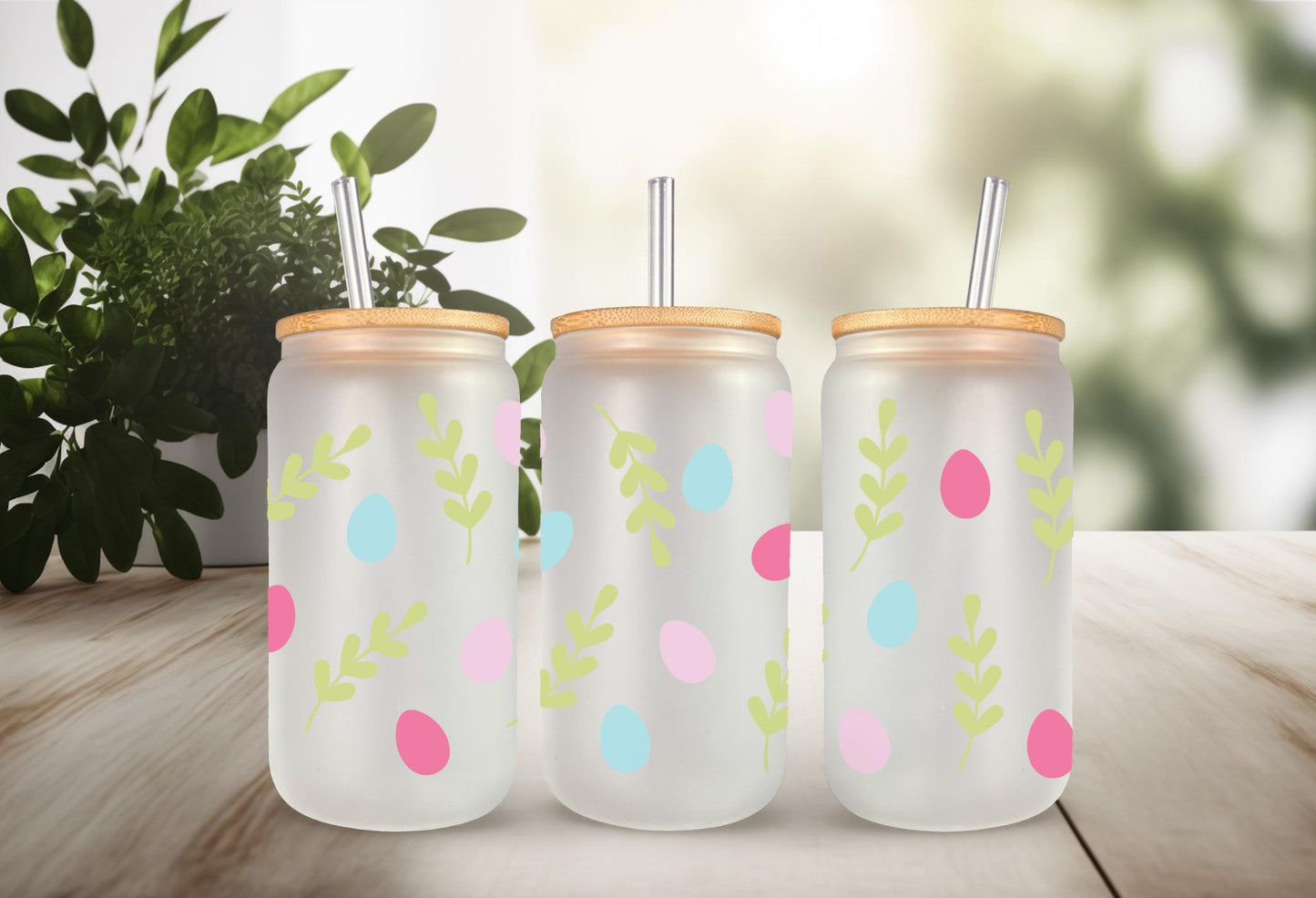 UVDTF Wrap Easter Egg 16oz Can Wrap Mug Tumbler, Easter Egg Wrap,  Ready to apply, Permanent Waterproof  Adhesive