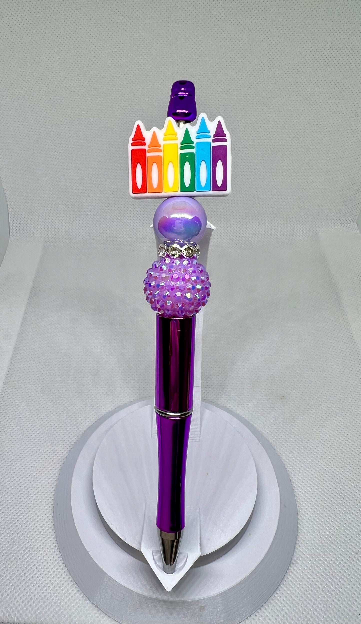 Beaded Pens, Teacher Crayons, Fun Pens Acrylic  Beads, Beaded Pen, Retractable Ink Pen, Gifts