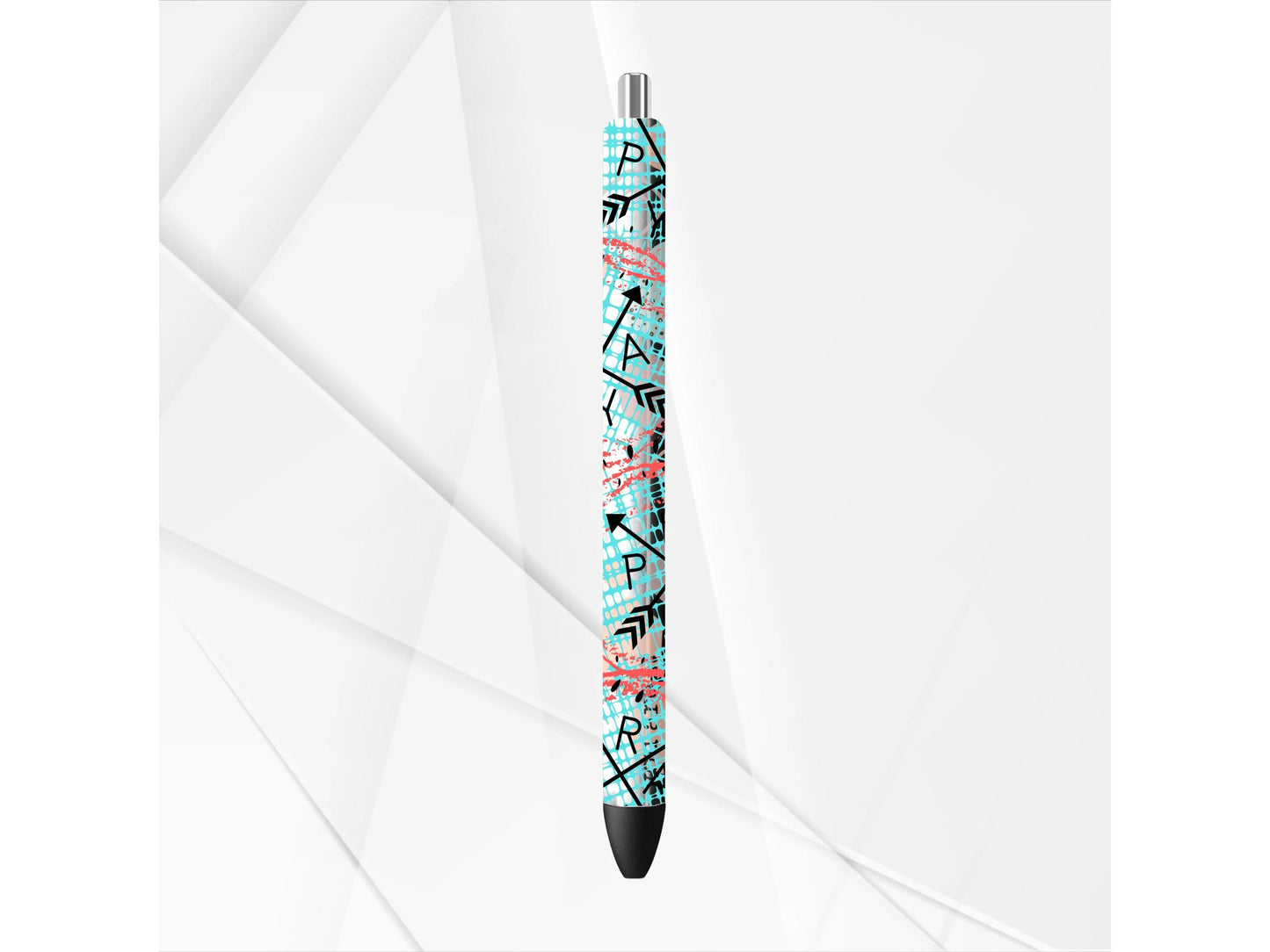 UVDTF Pen Wrap Christian Pray, Cross Pen Wrap, Ready to apply, Permanent Waterproof Adhesive, Bundle and Save