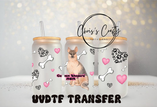UVDTF Wrap German Shepard Mom
