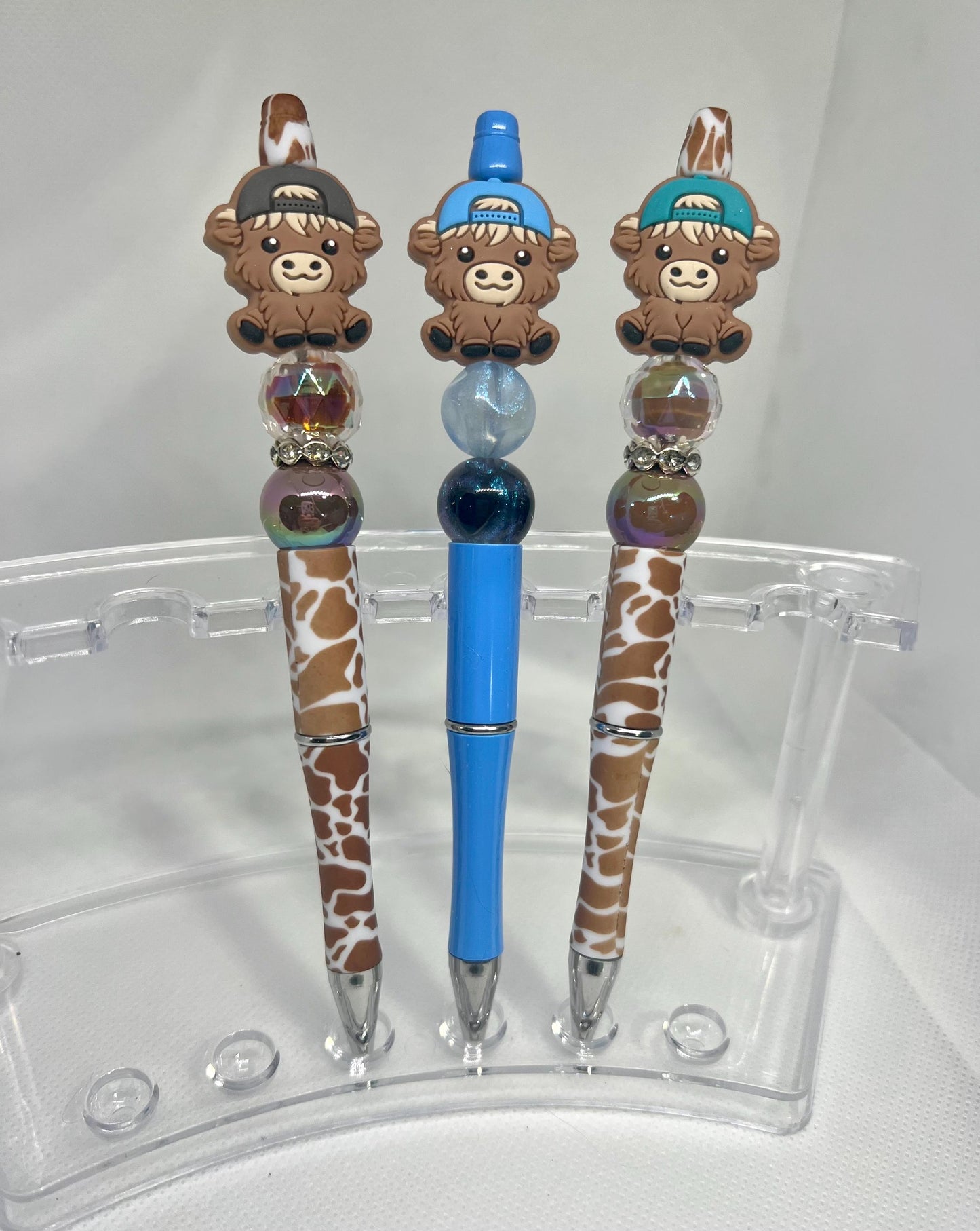 Beaded Pen Highland Cow Ball Cap