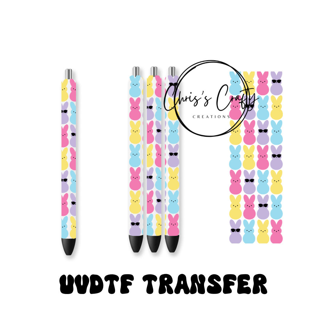 UVDTF Pen Wrap Easter Bunny for Pen