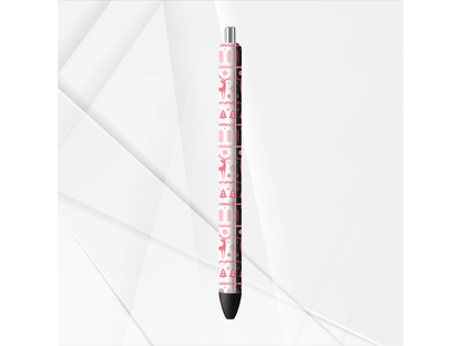 UVDTF Pen Wrap Deer Snowflake, Christmas Design, Ready to Apply, Permanent Waterproof Adhesive