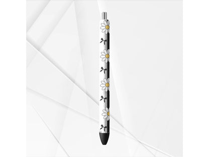 UVDTF Pen Wrap White Daisy Coquette Bow